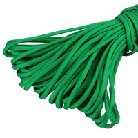 Paracorde d'Extérieur en Polyester de 4 mm, 100 Mètres, avec 7 Brins Intérieurs, Capacité de 550 Lbs, Corde de Parachute Complète, Emballage en Sac de Nylon