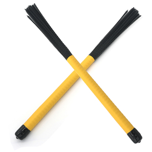 Cepillos <span class=keywords><strong>de</strong></span> tambor <span class=keywords><strong>de</strong></span> Jazz <span class=keywords><strong>de</strong></span> nailon <span class=keywords><strong>de</strong></span> alta calidad, <span class=keywords><strong>baquetas</strong></span> <span class=keywords><strong>de</strong></span> percusión <span class=keywords><strong>de</strong></span> 37cm con asas <span class=keywords><strong>de</strong></span> goma, accesorios musicales - Product Image 2