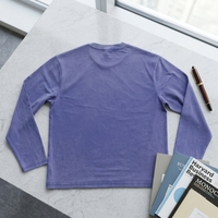 MT1893 Vente en gros de chemises à manches longues personnalisées, chemise à manches longues régulière imprimée à l'écran et délavée à l'acide, vêtements de rue écologiques pour hommes
