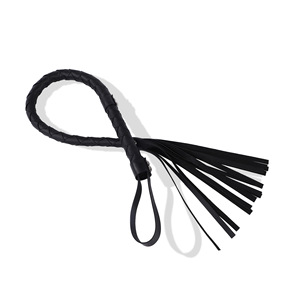 Fouet en cuir tressé SM de 85 cm pour jeux BDSM, accessoires de retenue pour jeux adultes - Product Image 6