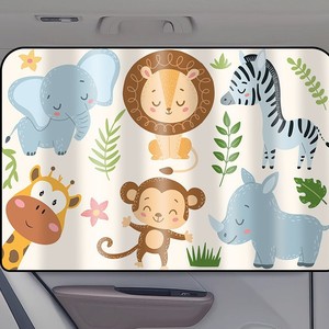 Car Window Sunshade Side Window Shades Blackout Cloth Magnetic Retractable For Baby Car Privacy Protection - Product Image 2