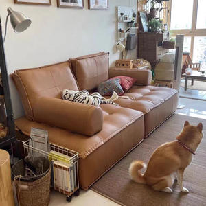 Sofá Puff de Látex en Forma de Bloque de Tofu, Relleno de Espuma, Versátil para Sala de Estar o Dormitorio, Asiento Individual, Doble o Triple Combinable - Product Image 2