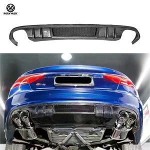 Difusor Trasero de Fibra de Carbono Real de Repuesto, Ajuste Perfecto, para <span class=keywords><strong>Audi</strong></span> A5 No Sline <span class=keywords><strong>8T3</strong></span> Pre Lci Coupé 2008-2011 - Product Image 2