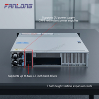 2U 12-Bay Rack-Montiertes Servergehäuse mit SAS/NVME Direct-Attach Backplane und Unterstützung für Redundante Stromversorgungen
