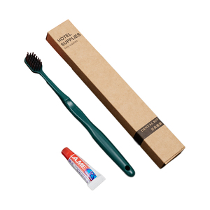 Kit de brosses à dents jetables pour hôtel, ensemble dentaire individuel pour hôtel, brosse à dents avec dentifrice pour l'hôtellerie - Product Image 1