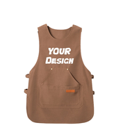 Tablier de chef de cuisine en coton pour homme avec logo personnalisé Accessoires de cuisine personnalisés pour uniforme de serveur de bar de restaurant