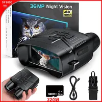NV4000 Jumelles de vision nocturne 4K 36MP ultra-claires avec écran de surveillance infrarouge nocturne pour la détection en extérieur