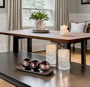 Dublin nâu khay hiện đại bóng thiết lập sáng tạo mới lạ cho trang trí nội thất phòng khách nhập bàn ăn giọng bảng dây dọc - Product Image 5