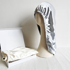 <span class=keywords><strong>Serviette</strong></span> de toilette en microfibre de satin soyeux antibactérien 7A Turbans anti-frisottis à séchage rapide super absorbants pour envelopper les <span class=keywords><strong>cheveux</strong></span> humides et <span class=keywords><strong>bouclés</strong></span> - Product Image 4