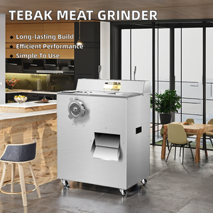 Commercial Home Máquina De Corte De Carne De Aço Inoxidável Moedor De Carne Automático para Frango Peixes Gado Ovelha 220V Motor Novo 1 Ano - Product Image 2