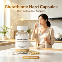 Complexe de glutathion végétalien/gélifié en capsules dures avec vitamine C (5g) pour un soutien nutritionnel antioxydant quotidien