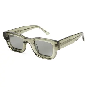 2024 Marke Designer Straßen-Sonnenbrille Herren Oliver Green Acetat polarisierte Sonnenbrille für Damen Hip-Hop-Stil Sonnenbrille Hombre