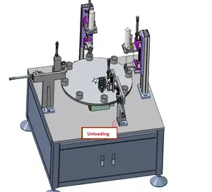 Automated assembly machine for curtain pulley