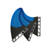 Ailerons de planche de surf compatibles Single Tab, base en fibre de carbone, ensemble de trois ailerons Thruster