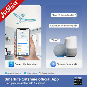 1stshine Ventilateur de Plafond Vente Chaude Haute Vitesse 44 Pouces 100-230V ABS Pales Ventilateur de Plafond avec Lumière - Product Image 6