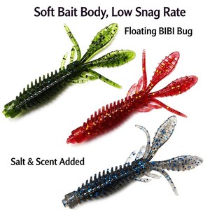 Promotion : Leurre souple flottant NED Rig en forme de crevette, 6,5 cm et 7,5 cm, 1,8 g et 2,2 g, appât parfumé pour la <span class=keywords><strong>pêche</strong></span> au bar et au grouper - Product Image 4