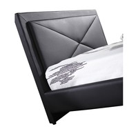Meubles de chambre à coucher, ensemble de lit noir Antique très bon marché