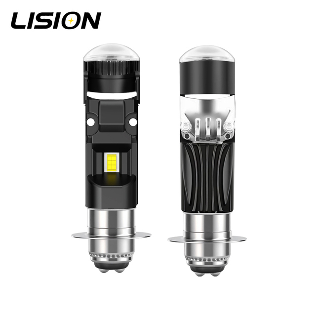 Popular P15D Motorcycle LED Headlight Bulbs 12W H6M ATV LED 12V UTV Headlight P15D-25-1Fanless LED Lights For Scooters