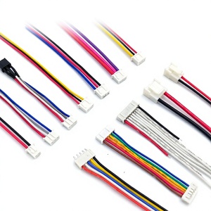 SH-32 工厂定制 5mm 1.5mm XH2.5 JST 1007 24AWG 彩色 6P 橡胶护套线束电缆组件 12V - Product Image 6