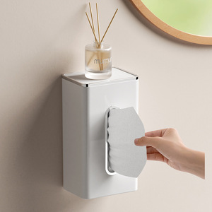 Wall Mounted Tissue Box Rectangular Waterproof Multipurpose For Bathroom Kitchen Toilet Paper Holder - Product Image 3