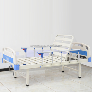 Cama de Hospital Manual de Alta Calidad I Care con Barandillas Laterales de ABS y Mesa Sobre Cama para el Hogar y Hospital - Product Image 5