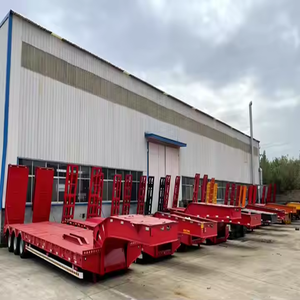 Venta Directa de Fábrica en China, Remolque de Plataforma Baja de 3 y 4 Ejes, 80 Toneladas, para Transporte de Equipos, Semirremolque de Plataforma Baja - Product Image 5