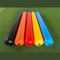 Crayon géant gonflable en PVC, hermétique et résistant à l'usure, avec pointe pour insérer un stylo, accessoire de jeu interactif d'écriture pour le team building