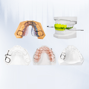 <span class=keywords><strong>Appareil</strong></span> orthodontique <span class=keywords><strong>dentaire</strong></span> <span class=keywords><strong>amovible</strong></span> pour l'orientation de l'éruption, entraîneur de traitement précoce pour enfants, personnalisation des <span class=keywords><strong>dents</strong></span>, Classe II - Product Image 5