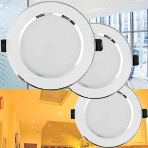 Dimmable LED Recessed Ceiling Downlight 3W 5W 7W 9W 12W 15W 18W 21W Light Silver <strong>Lamps</strong> 85-265V Bright Cool <strong>Neutral</strong> Warm White - Product Image 1