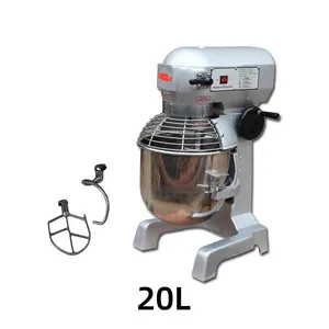 Ticari mutfak Spiral endüstriyel elektrikli hamur karıştırıcısı makinesi Pizza kek ekmek karıştırma makinesi hamur karıştırıcı 20L