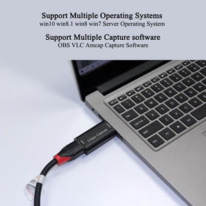 Carte de capture vidéo Mi HD pour jeux en ligne, compatible USB2.0 avec Windows, Android, MacOS, <span class=keywords><strong>VLC</strong></span>, OBS Amcap - Product Image 5