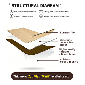 Panneau en contreplaqué stratifié OEM E0, panneau en <span class=keywords><strong>toile</strong></span>, panneau en <span class=keywords><strong>fibre</strong></span> <span class=keywords><strong>de</strong></span> <span class=keywords><strong>verre</strong></span>, adapté aux hôpitaux/bâtiments <span class=keywords><strong>de</strong></span> bureaux - Product Image 3