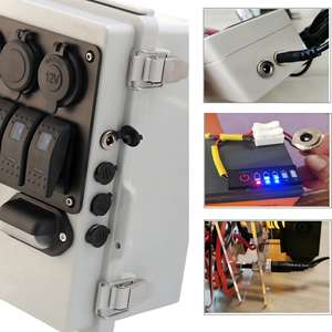 Panneau de commutation à bascule LED 12V 5 gangues, boîte de commande multifonction avec prises, matériau ABS, indice de protection IP65 pour utilisation en intérieur - Product Image 5