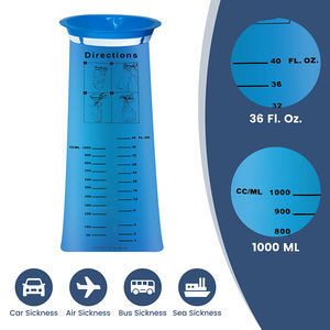 Kantong plastik sekali pakai, kantong muntah dan kencing tahan bocor, tas pesawat Emesis ini - Product Image 4