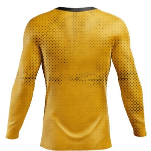 Chemise de Compression Anti UV Training Rash Guard Chemises personnalisées à manches longues Technique de sublimation Tissu MMA - Product Image 2