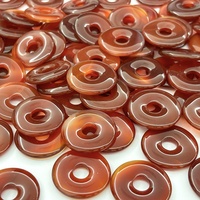 Pendentifs en agate rouge de 30 mm, pendentifs en cristal faits à la main, pendentifs en cristal en gros