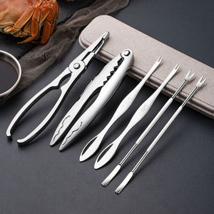 <b>Crab</b> Eating Tool Set Zinc Alloy Heavy Duty Seafood Tools For Hairy <b>Crab</b> - Product Image 2