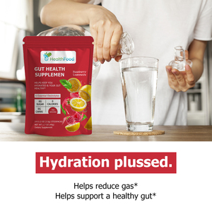 Poudre de complément alimentaire pour la santé intestinale en gros OEM, saveur framboise-citron, sans sucre, stimule le métabolisme - Product Image 4