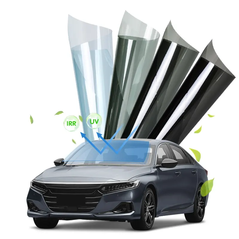 Hoge Clear Zonnebrandcrème Glas Bescherming Film Nano Solar Auto Raam Verven Gepolariseerde Voorruit Auto Stickers