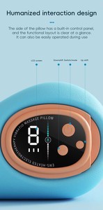 2026 Alat Pijat Leher dan Bahu Pintar yang Laris Manis, Bantal Pijat Tulang Belakang Serviks untuk Perawatan Tubuh dan Pereda Nyeri dengan Fitur Pemanas - Product Image 6