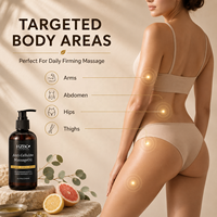 Crème hydratante anti-âge, huile de massage amincissante anti-cellulite végane, 240 ml, qualité thérapeutique, parfum naturel à base de plantes pour tous les types de peau