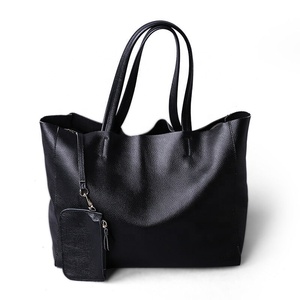 Designer de luxe en <span class=keywords><strong>cuir</strong></span> véritable fourre-tout pour femmes femme décontracté peau de vache en <span class=keywords><strong>cuir</strong></span> véritable quotidien grande capacité Shopping sacs à bandoulière - Product Image 3