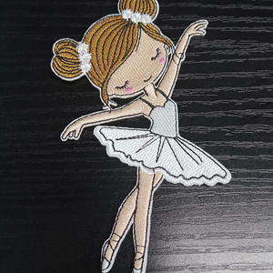 ตัวรีดปักลายน่ารักหวานๆสำหรับเด็กผู้หญิง,ตัวรีดติดเสื้อแอปพลิเคชันศิลปะนักเต้นเต้นบัลเลต์ปักเองได้ - Product Image 4