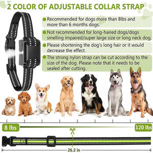 B390 — <span class=keywords><strong>collier</strong></span> <span class=keywords><strong>Anti</strong></span>-<span class=keywords><strong>aboiement</strong></span> Intelligent, pour l'entraînement, sécurité des animaux domestiques, câble USB, OEM et ODM <span class=keywords><strong>à</strong></span> 3 niveaux + 20 heures, vente en gros, b460 - Product Image 5