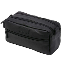Trousse de toilette de voyage en cuir Kit Dopp en cuir pour hommes Voyage Rasage Cosmétique Organisateur Sac pour hommes femmes