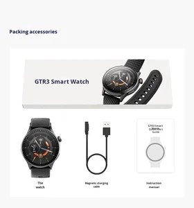 <span class=keywords><strong>Reloj</strong></span> Inteligente con Pantalla AMOLED, Resistente al Agua 3ATM, Cámara HD de Silicona, Pantalla Táctil, Carga Magnética, Monitor de Frecuencia Cardíaca, Monitor de Sueño - Product Image 6