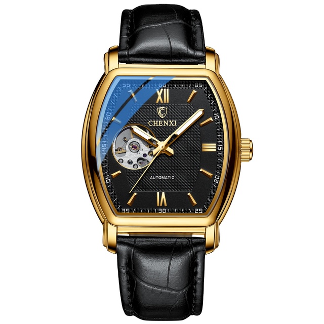 High Quality CHENXI Watch for Men's Fashion Cask Case Men's Automatic Mechanical Watch Luminous Hands Sports Watches New 8815A