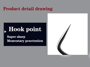 KANTOU Chắc Chắn Hóa Chất Đánh Bóng Nhà Máy Bán Buôn Hooks <span class=keywords><strong>Barbless</strong></span> Móc Câu Cá - Product Image 6