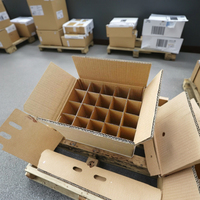 Boîte d'expédition haut de gamme à double paroi en carton ondulé 5 plis écologique réutilisable et étanche de taille personnalisée pour matériaux recyclés