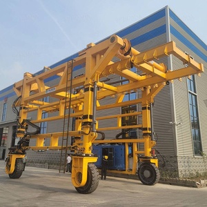 60 tấn CE straddle tàu sân bay móc container tàu sân bay với động cơ & hộp số cho máy móc hạng nặng bãi - Product Image 3